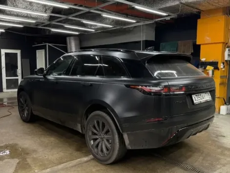 Same car — satin black