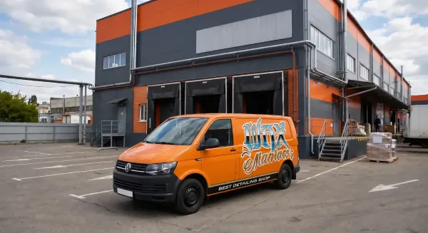 Branded van mockup